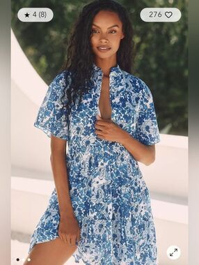 Ro's Garden Vibeka Mini Shirt Dress Euc XL Anthropologie
